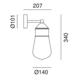 Drop Wall Light