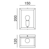 Quadro Wall Light