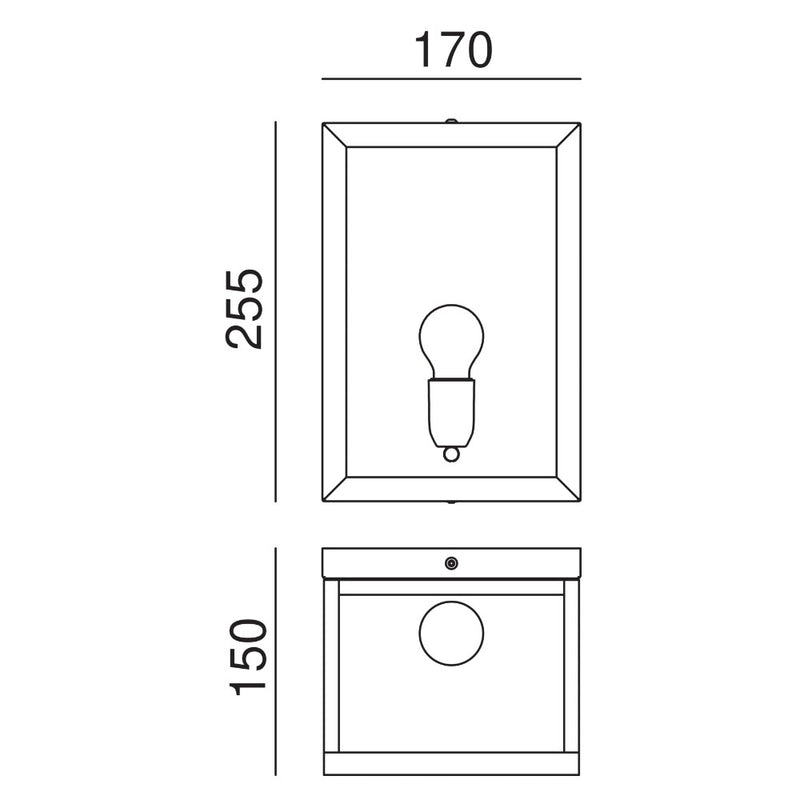 Quadro Wall Light